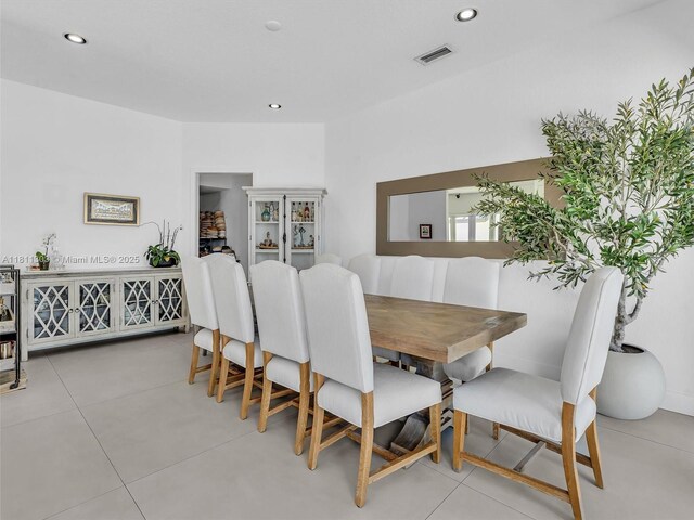 13381 SW 151st Ter, Miami, FL 33186 - dining space featuring tile patterned flooring and recessed lighting