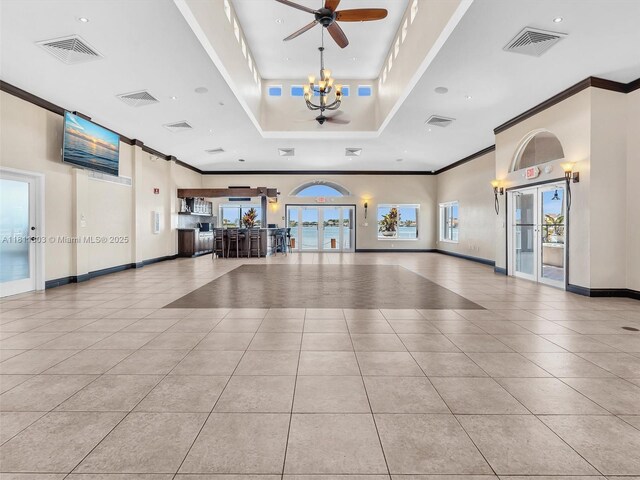 13381 SW 151st Ter, Miami, FL 33186 - community lobby featuring crown molding and recessed lighting