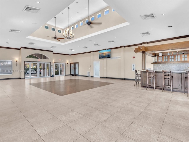 13381 SW 151st Ter, Miami, FL 33186 - community lobby featuring ornamental molding and recessed lighting