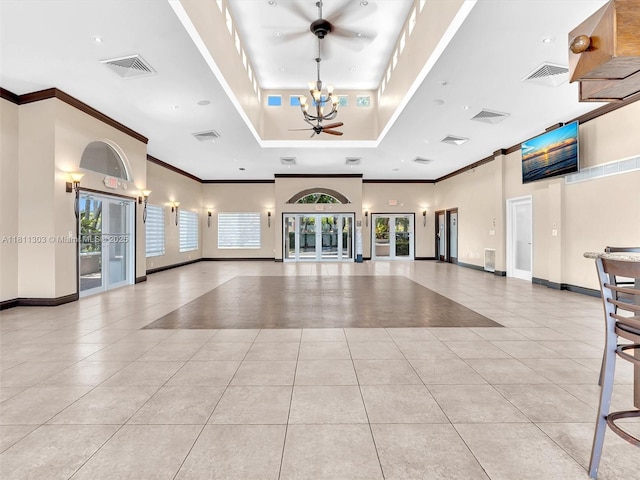 13381 SW 151st Ter, Miami, FL 33186 - community lobby featuring crown molding and a high ceiling