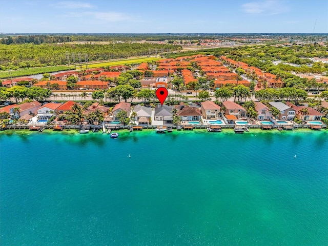 13381 SW 151st Ter, Miami, FL 33186 - aerial view of residential area featuring a nearby body of water