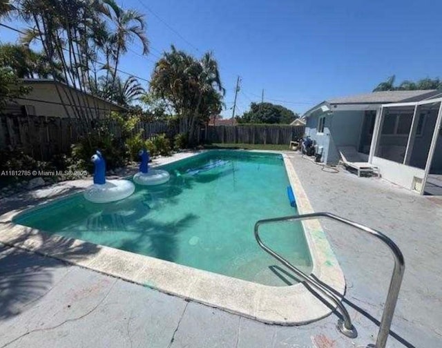 1601 SW 2nd Ave, Pompano Beach, FL 33060 - view of pool featuring a fenced backyard and a patio area