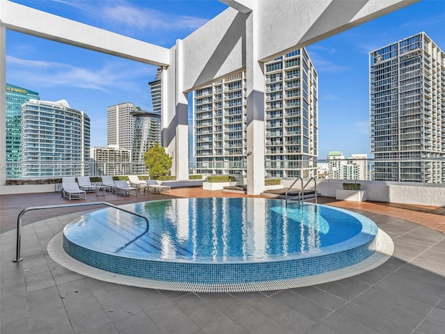 55 SE 6th St Unit Ph4107, Miami, FL 33131 - community pool featuring a city view