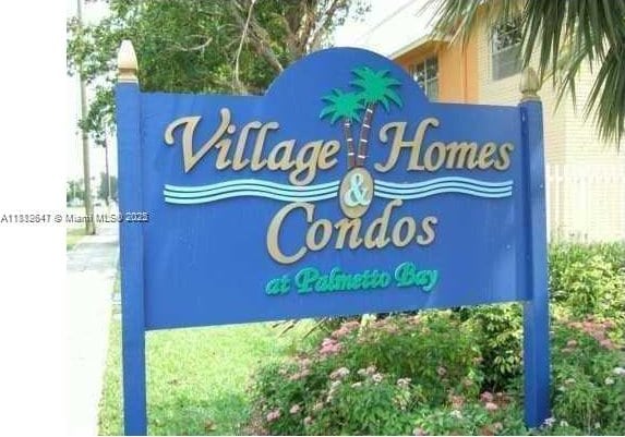 17255 SW 95th Ave Unit D-349, Palmetto Bay, FL 33157 - view of community sign