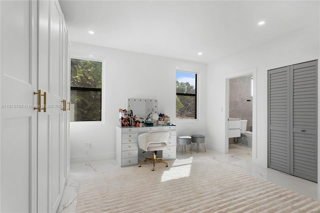 2320 SW 14th St, Miami, FL 33145 - office space featuring marble finish flooring and recessed lighting