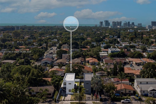 2320 SW 14th St, Miami, FL 33145 - bird's eye view of skyline
