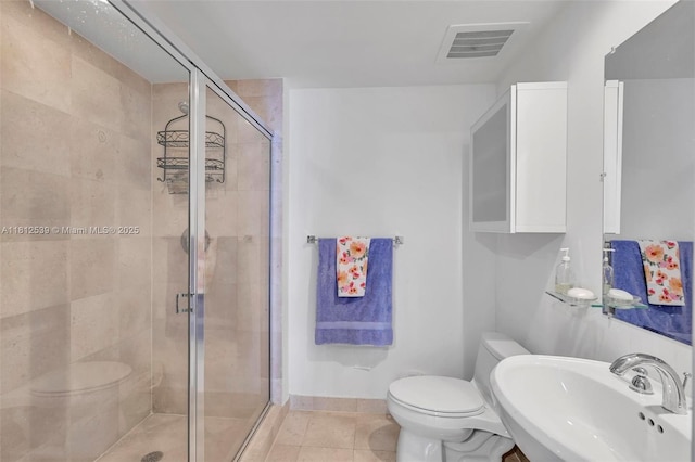 1830 S Ocean Dr Unit 3801, Hallandale Beach, FL 33009 - full bathroom with a sink, toilet, a stall shower, and baseboards