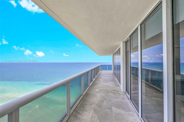 1830 S Ocean Dr Unit 3801, Hallandale Beach, FL 33009 - balcony featuring a water view