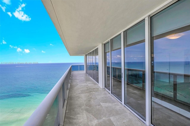 1830 S Ocean Dr Unit 3801, Hallandale Beach, FL 33009 - balcony featuring a water view
