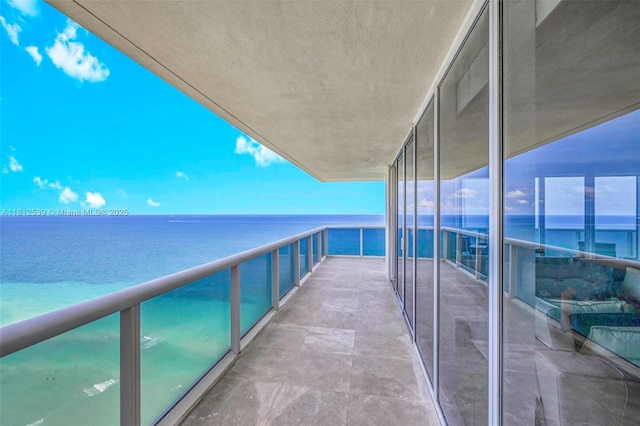 1830 S Ocean Dr Unit 3801, Hallandale Beach, FL 33009 - balcony featuring a water view