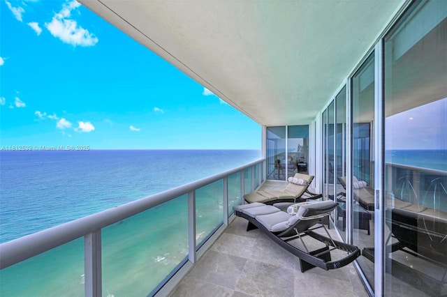 1830 S Ocean Dr Unit 3801, Hallandale Beach, FL 33009 - balcony featuring a water view