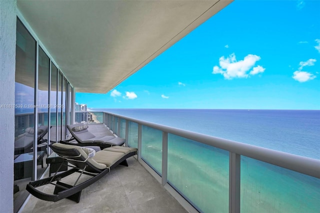 1830 S Ocean Dr Unit 3801, Hallandale Beach, FL 33009 - balcony featuring a water view