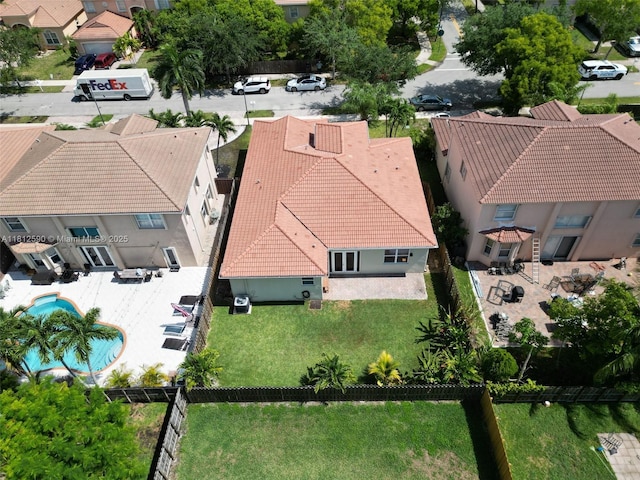 2046 SE 18th St, Homestead, FL 33035 - aerial view of residential area with a pool