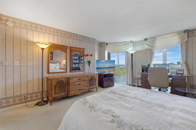4000 Towerside Ter Unit 1403, Miami, FL 33138 - carpeted bedroom with a textured ceiling