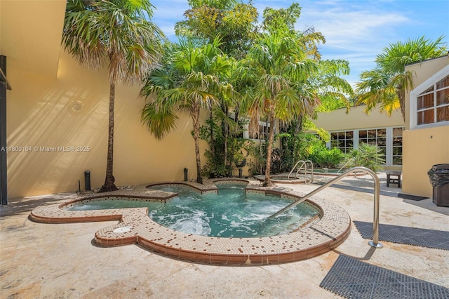 4000 Towerside Ter Unit 1403, Miami, FL 33138 - view of swimming pool with an in-ground hot tub and a swimming pool