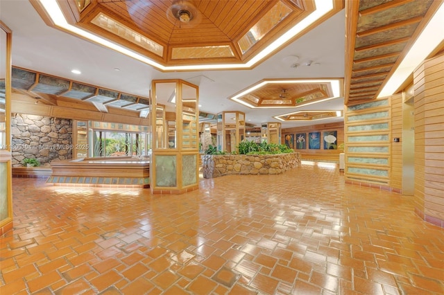 4000 Towerside Ter Unit 1403, Miami, FL 33138 - common area featuring wooden ceiling