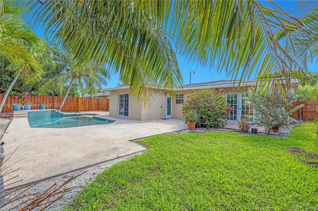 4051 NE 17th Ter, Pompano Beach, FL 33064 - view of pool with a patio and french doors