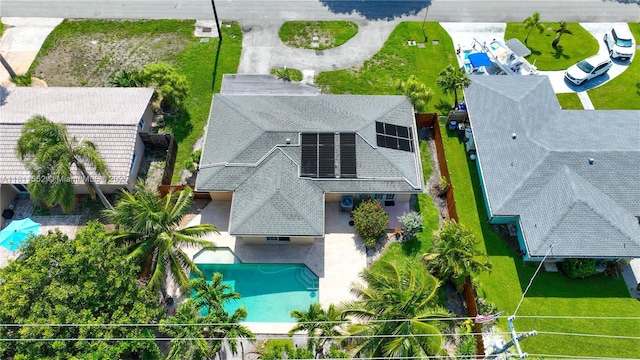4051 NE 17th Ter, Pompano Beach, FL 33064 - view from above of property featuring a pool area