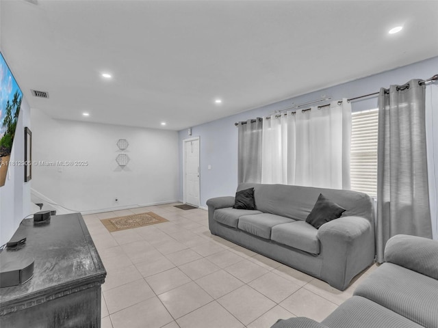 1849 SW 81st Way Unit 1-24, Davie, FL 33324 - living area with recessed lighting and light tile patterned flooring