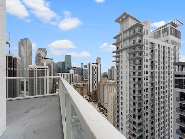 253 NE 2nd St Unit 3108, Miami, FL 33132 - balcony with a city view