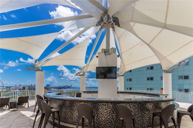 253 NE 2nd St Unit 3108, Miami, FL 33132 - view of patio