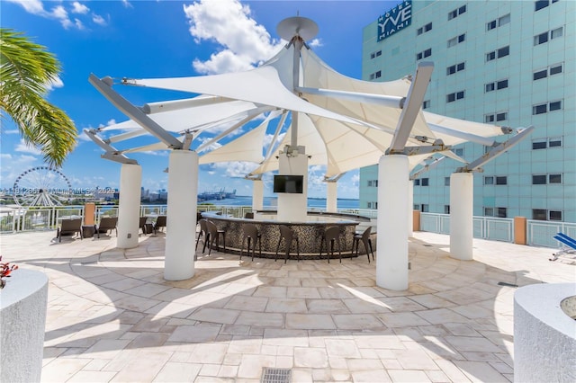 253 NE 2nd St Unit 3108, Miami, FL 33132 - view of patio