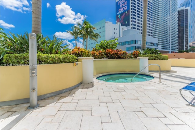 253 NE 2nd St Unit 3108, Miami, FL 33132 - view of pool featuring a hot tub