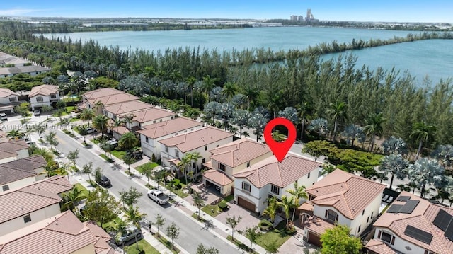 10023 NW 89th Ter, Doral, FL 33178 - aerial view of residential area featuring a large body of water
