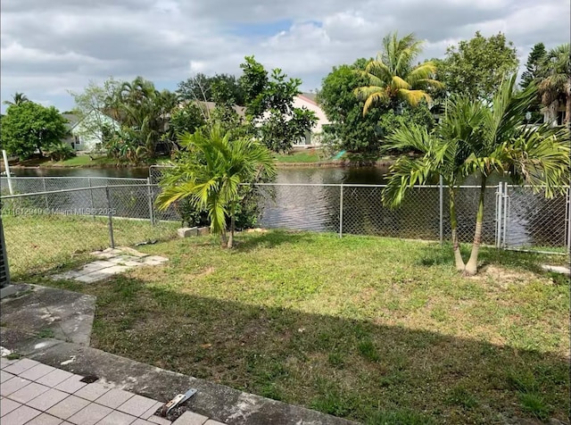 1321 Seaview, North Lauderdale, FL 33068 - view of yard featuring a water view
