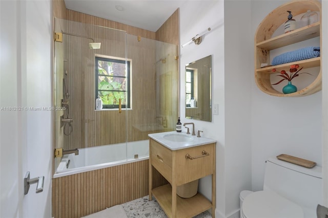621 NE 55th St, Miami, FL 33137 - full bathroom with toilet, tiled shower / bath, and vanity