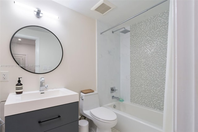 621 NE 55th St, Miami, FL 33137 - bathroom featuring toilet, vanity, and  shower combination
