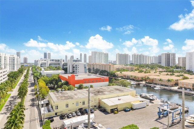 18800 NE 29th Ave Unit 1011, Aventura, FL 33180 - drone / aerial view of city skyline and a large body of water