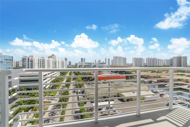 18800 NE 29th Ave Unit 1011, Aventura, FL 33180 - balcony featuring a skyline view and a water view