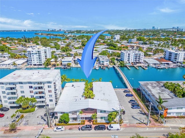 8040 Tatum Waterway Dr Unit 12, Miami Beach, FL 33141 - view of urban area featuring a large body of water