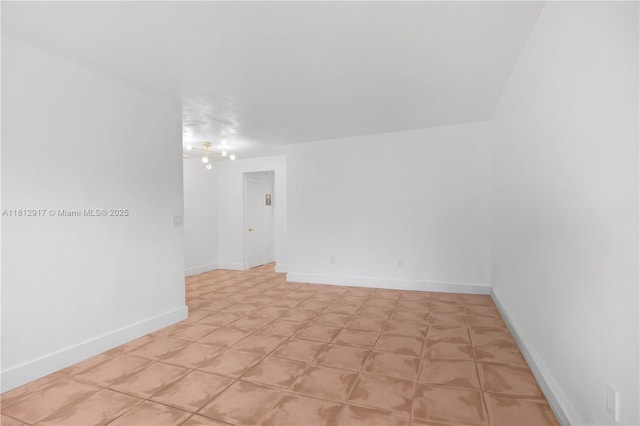8040 Tatum Waterway Dr Unit 12, Miami Beach, FL 33141 - spare room with baseboards