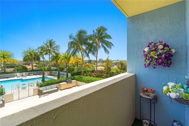3000 Coral Way Unit 510, Miami, FL 33145 - balcony with view of pool