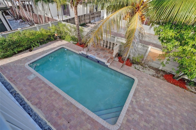 17951 NW 91st Ct, Miami, FL 33018 - view of pool with a fenced backyard