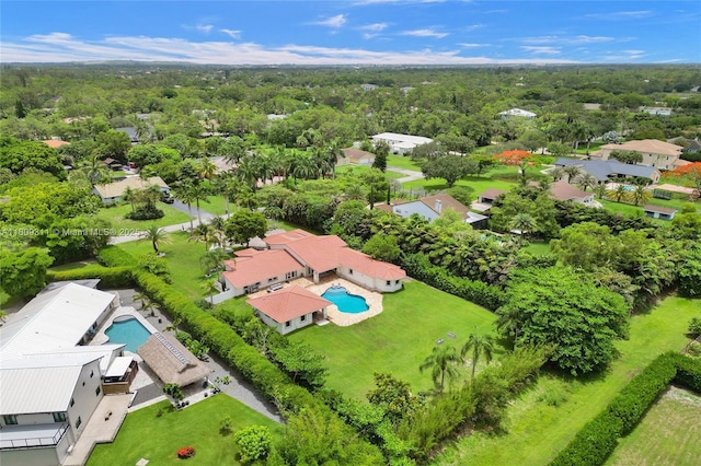 5963 NW 75th Way, Parkland, FL 33067 - aerial view of residential area featuring a pool area