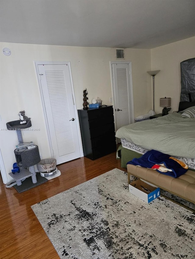 2418 NE 10th St Unit 127, Hallandale Beach, FL 33009 - bedroom featuring wood finished floors