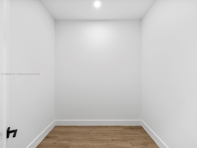 1735 SW 24th Ter, Miami, FL 33145 - spare room featuring recessed lighting, light wood-type flooring, and baseboards