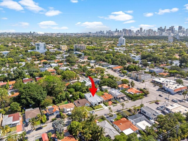 1735 SW 24th Ter, Miami, FL 33145 - drone / aerial view of city skyline