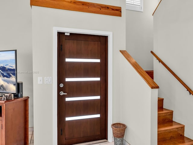 6566 NW 197th Ln, Hialeah, FL 33015 - foyer entrance with stairway