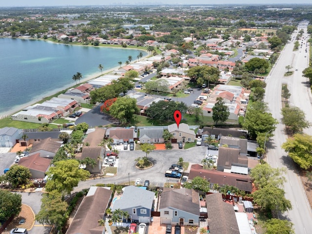 6566 NW 197th Ln, Hialeah, FL 33015 - aerial view of property and surrounding area with nearby suburban area and a large body of water