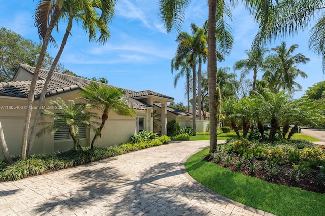 7395 SW 166th St, Palmetto Bay, FL 33157 - view of home's community featuring decorative driveway