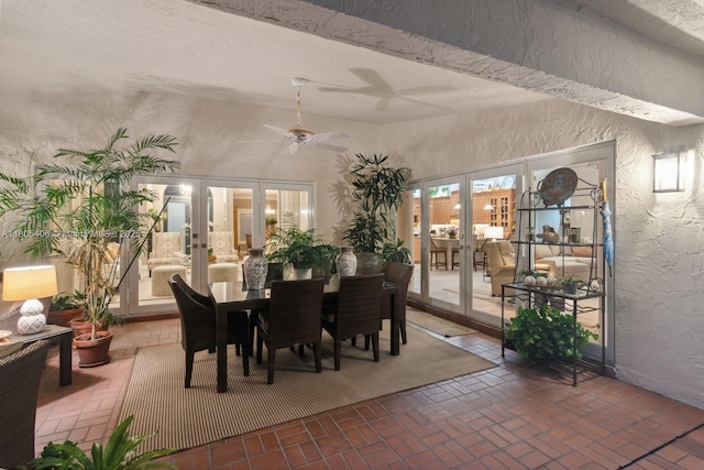 7395 SW 166th St, Palmetto Bay, FL 33157 - sunroom / solarium featuring french doors