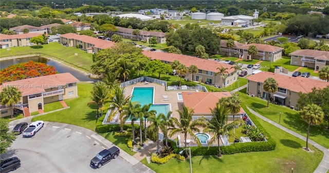 9906 Twin Lakes Dr Unit 7-I, Coral Springs, FL 33071 - bird's eye view of a pool and a nearby body of water