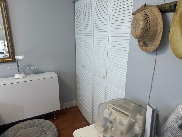 20810 NE 8th Ct Unit 201-18, Miami, FL 33179 - laundry room with wood finished floors