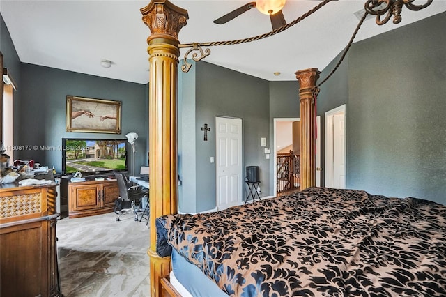 4946 SW 166th Ave, Miramar, FL 33027 - bedroom with ornate columns