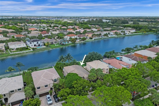 4946 SW 166th Ave, Miramar, FL 33027 - aerial view of residential area with a large body of water