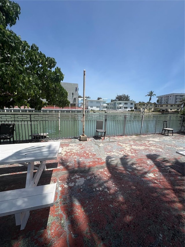 1239 Marseille Dr Unit 7, Miami Beach, FL 33141 - view of yard with a water view